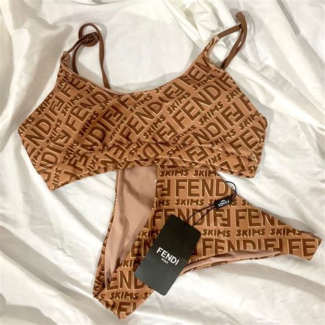 bikinis fendi|fendi skims swimsuit.